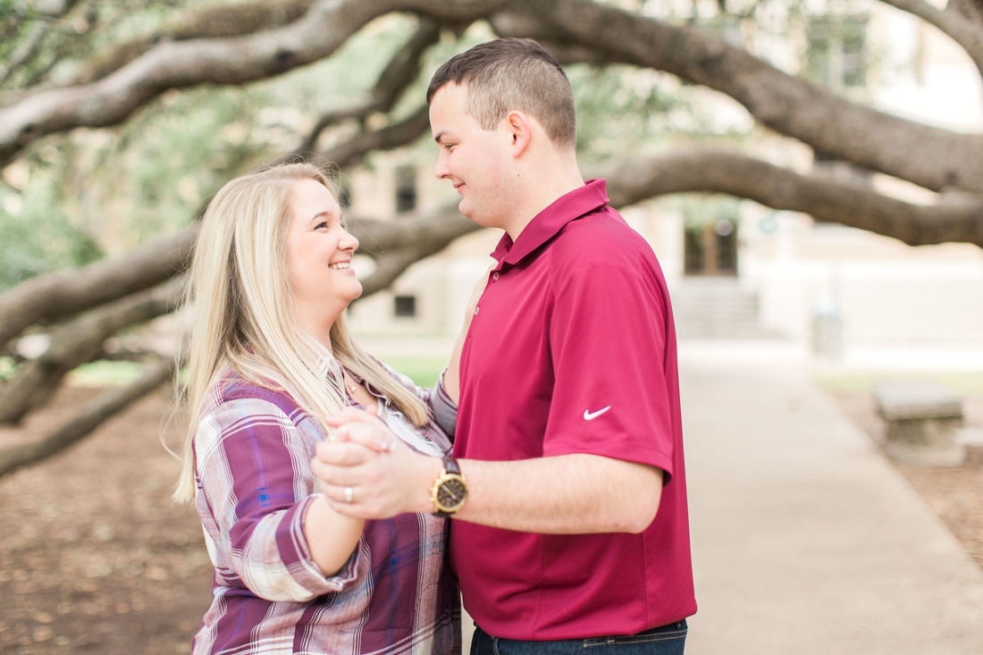 Alyssa and Josh Engaged, Texas A&M University Engagement Session, Weatherford, Texas Photographer