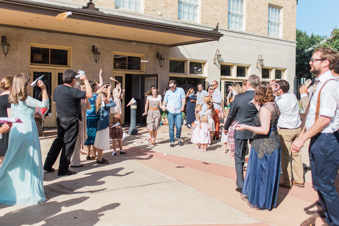 Allison and Jeremy Married / College Station Wedding Photographer / Downtown Bryan Wedding / Aggie Wedding / Travel themed wedding / Brazos Cotton Exchange Howell Building